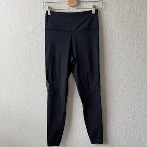 Black Alala Mesh Inset High-Waisted Leggings